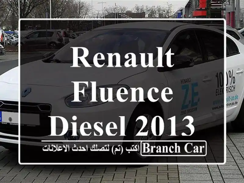 Renault Fluence Diesel 2013