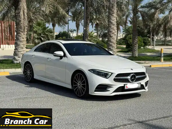 mercedes benz cls  350 amg 2019 (white) mileage 63550 km, full option 360 camera, alloy wheel, ...