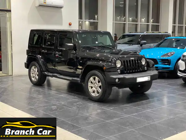 jeep wrangler sahara 2015 (black) mileage 191000 km, mid option alloy wheel, cruise control, ...