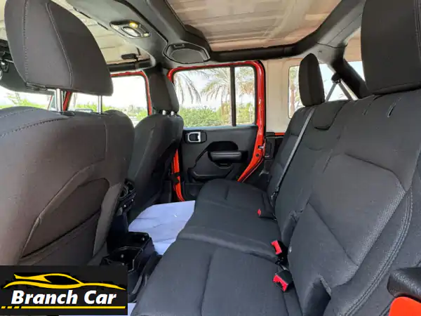 jeep wrangler sport plus 2020 (orange) mileage 31900 km, mid option alloy wheel, sensors, push ...