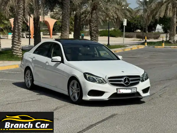 mercedes benz e 300 amg 2014 (white) mileage 149950 km, full option bluetooth, sensors, alloy ...