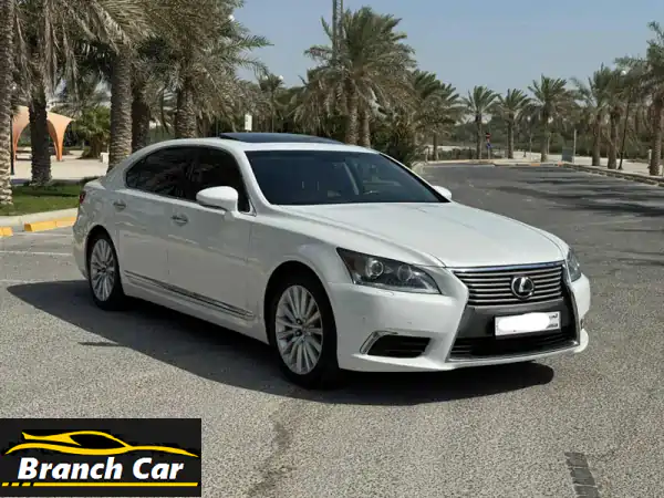 lexus ls 460 l 2013 (white) mileage 117450 km full option alloy wheel, leather seats, cruise ...