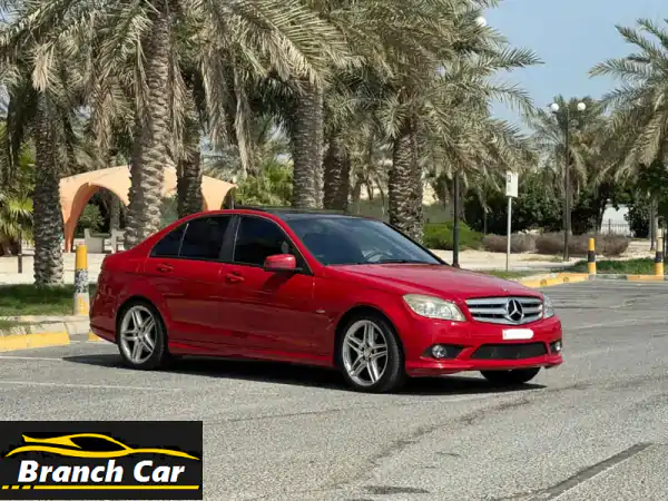 mercedes benz c 200/2011 (red) mileage 143600 km, full option alloy wheel, leather seats, cruise ...