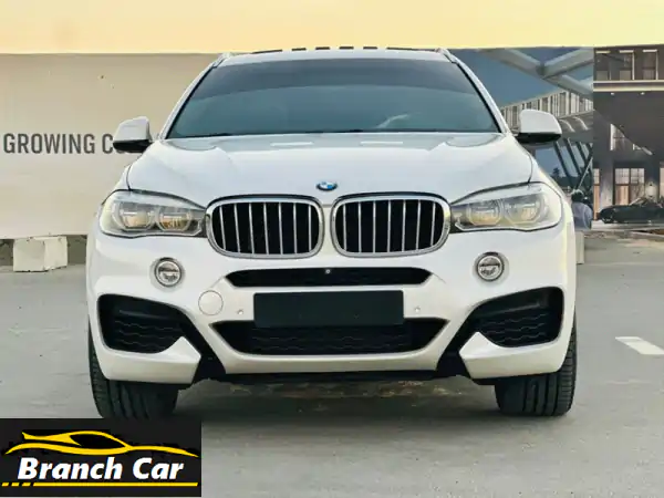 bmw x6 s model 2015 gcc صبغ وكالة ملك أول المحرك بحالة جيده...