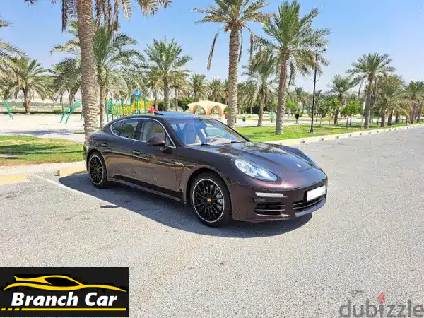 Porsche Panamera S 2014 brown