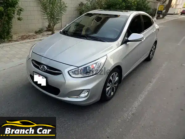 Hyundai Accent 1.6 L 2017 Silver Single User Full Option Well Maintain