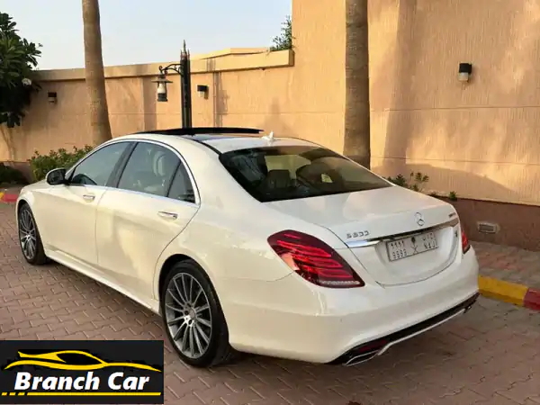 متوفر لدينا s class amg s500 الموديل 2015 حالة السيارة...