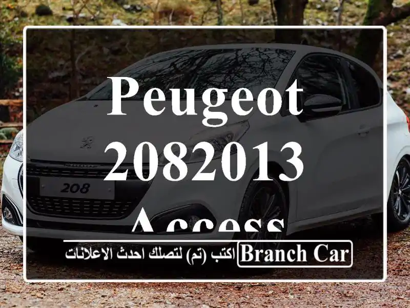 Peugeot 2082013 Access