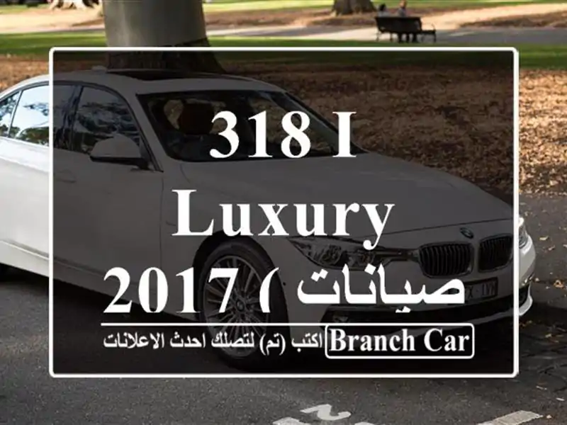 318 i Luxury 2017 (صيانات توكيل)