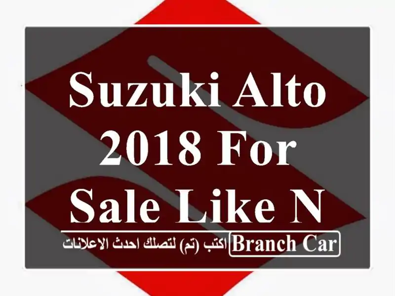 suzuki alto 2018 for sale like new