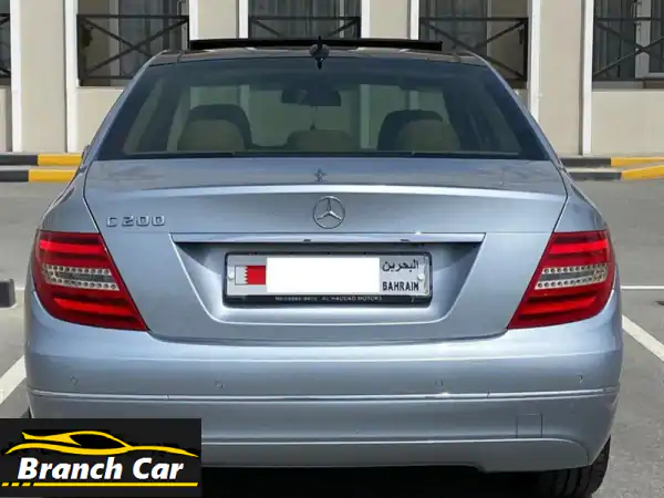 mercedes benz c200 year 2013 mileage 170 kms bahrain agent  well maintained registration 11/2024 ..