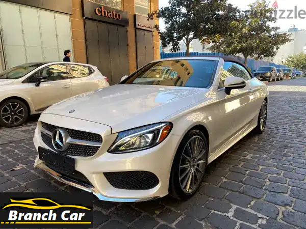 Mercedes C3002017 convertible AMG Package clean carfax
