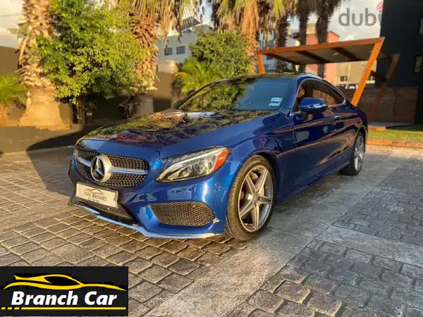 MercedesBenz CClass coupe 2017 kit AMG low mileage cleann