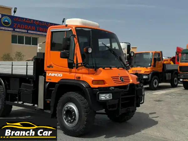 make mercedes type unimog model u 500 catagory flatbed gearbox semi  aut cylinders 6  six mileage