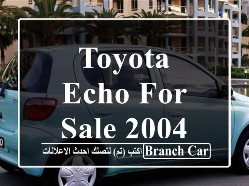 Toyota Echo For sale 2004
