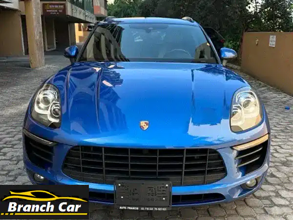 Porsche Macan S 2017 blue on black (clean carfax)