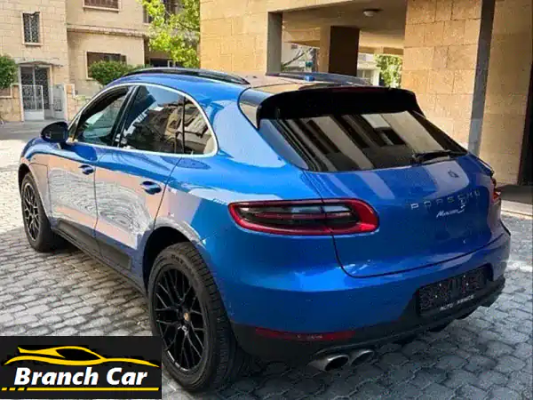 Porsche Macan S 2017 blue on black (clean carfax)