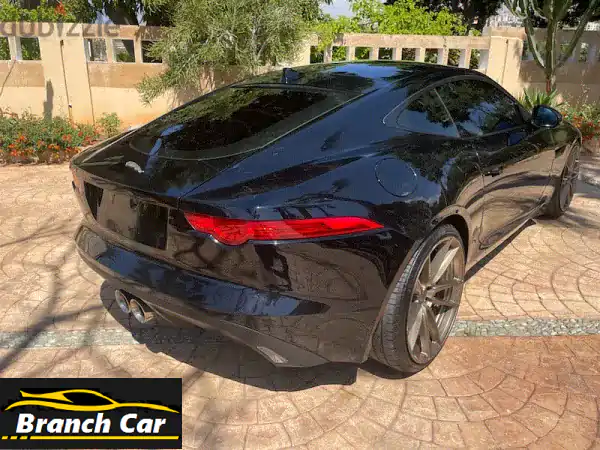 Jaguar ftype 2017 black supercharger 6 cylinder