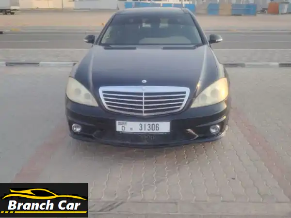 للبيع سيارة. نظيفة حق الأهل مرسيدس s350 خليجي الموديل 2007 كت 2010 اللون الخارجي أسود اللون الداخلي