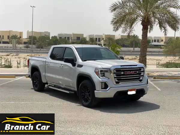 gmc sierra elevation 2022 (silver) u s specs, mileage 20950 km, mid option alloy wheel, camera, ...