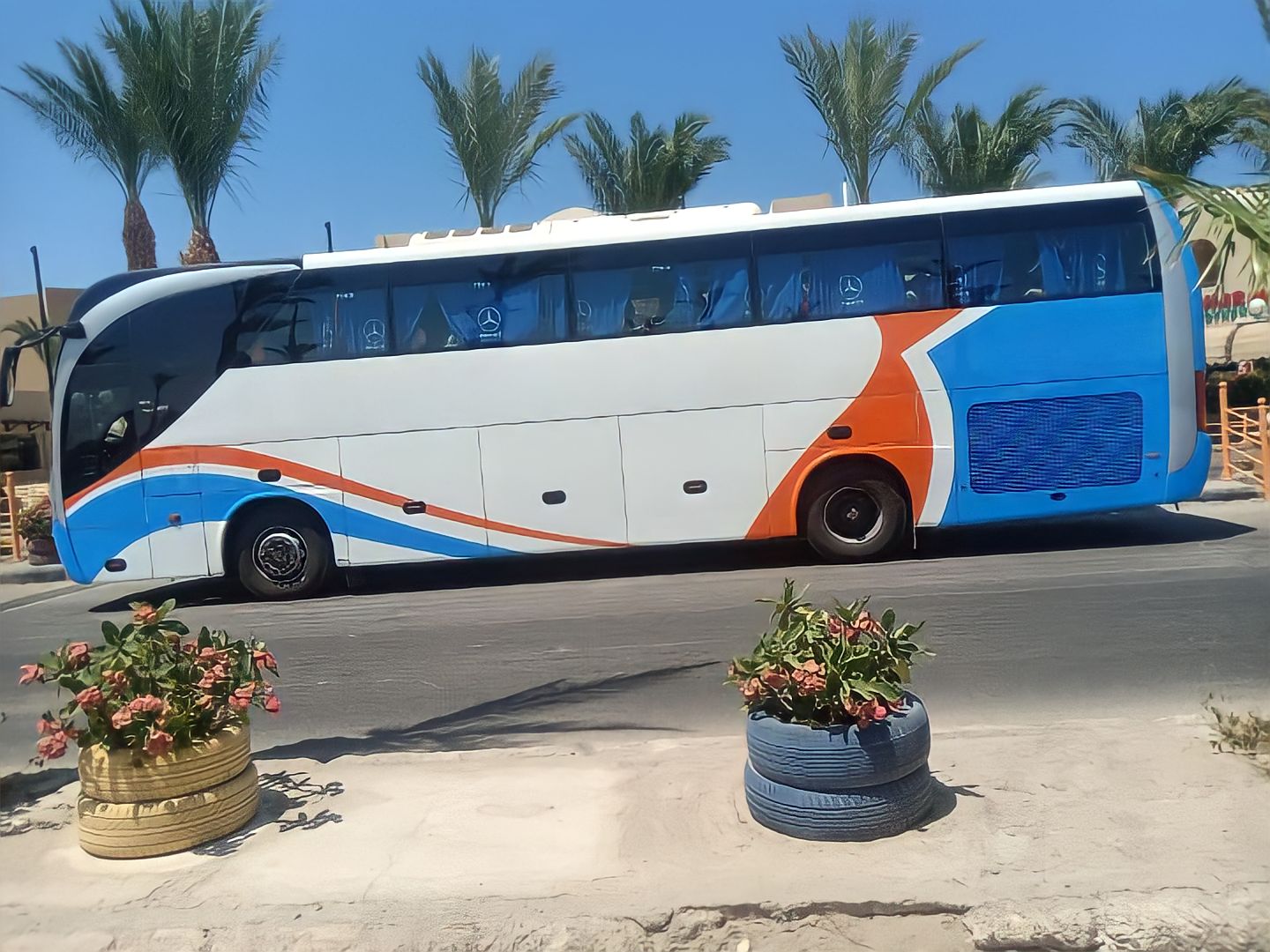 ايجار أتوبيس مرسيدس 50 راكب – بارد وخامة في كل رحلة...