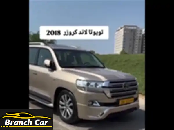 فرصة ذهبية: تويوتا لاندكروزر 2018 خليجي - بحالة المصنع، بدون حوادث أو صبغ، عداد 18 ألف كم فقط!