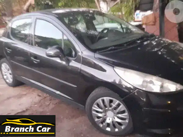 بيجو 207 موديل 2008 أوتوماتيك: أناقة سوداء، أداء 1.6L،...