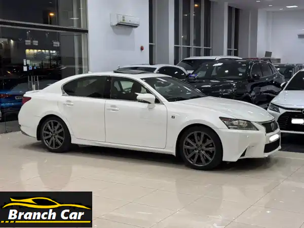 فرصة ذهبية: لكزس GS 350 موديل 2013 أبيض - فخامة...