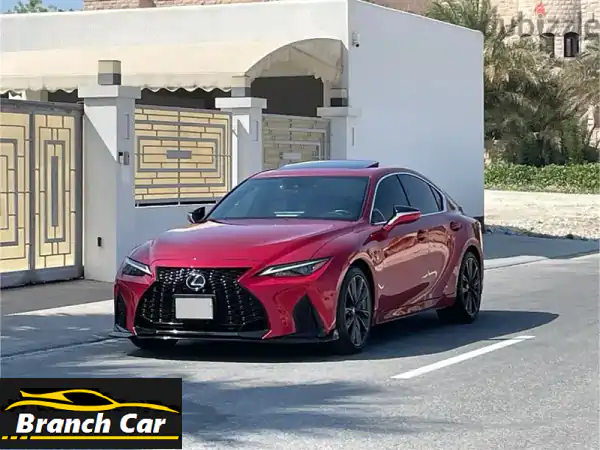 لكزس IS 2023 فل أوبشن حمراء | 17 ألف كم فقط | فخامة...