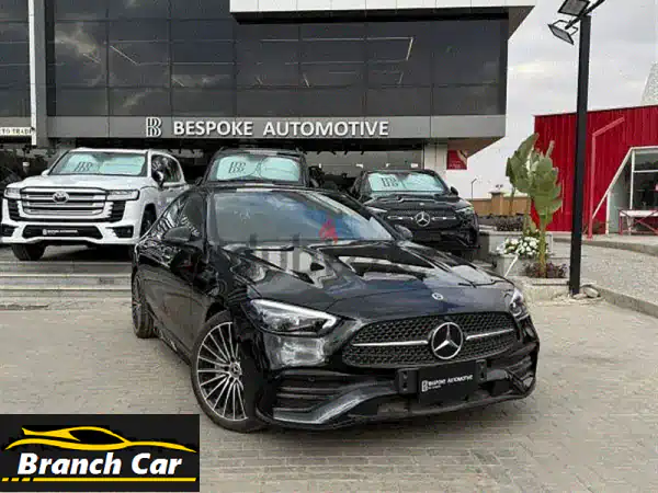 استلم الآن: مرسيدس C200 AMG 2025 - فخامة سوداء بمواصفات...