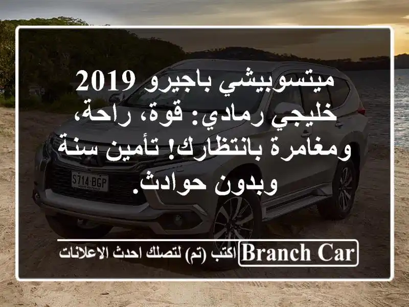 ميتسوبيشي باجيرو 2019 خليجي رمادي: قوة، راحة،...