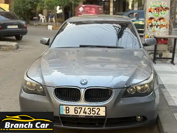 BMW E60 2004 الفضية الفاخرة للبيع | جاهزة للانطلاق...