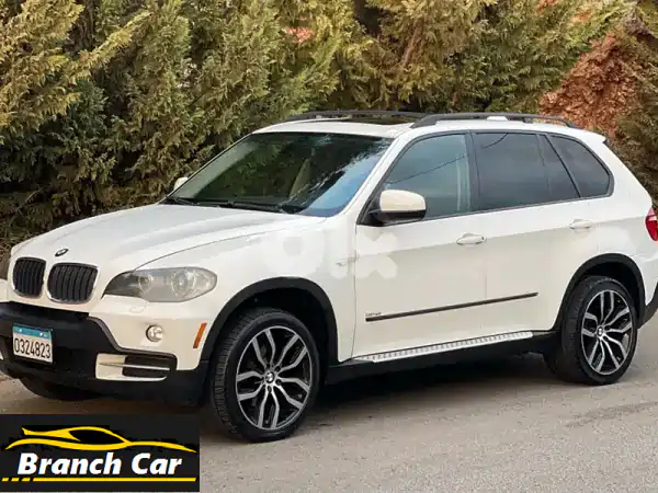 BMW X5 2007 أبيض للبيع | فخامة، أداء موثوق، أمان متكامل