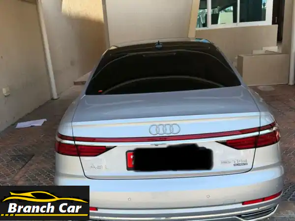 سيارة أودي a8 موديل 2019، صيانة وكالة، أول مالك، استخدام شخصي خفيف. للبيع بسعر نهائي 125,000 درهم