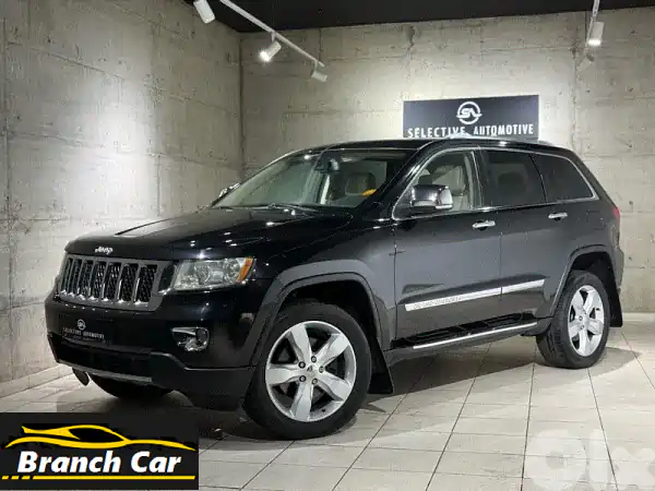 جيب جراند شيروكي 2011 V8 HEMI أوفرلاند أسود - فخامة وقوة...