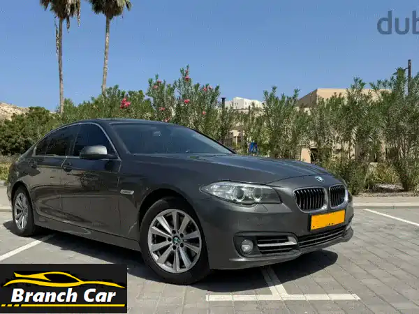 BMW 520i 2014 رمادي: الفخامة والأداء ينتظرانك! (عرض خاص)