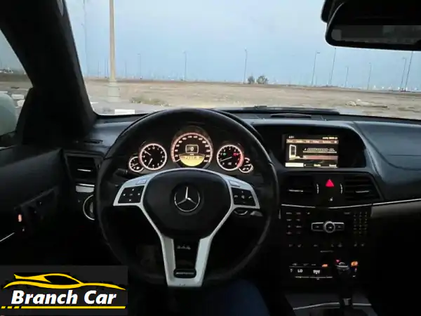 فرصة العمر: مرسيدس E350 كوبيه 2012 AMG | أبيض لؤلؤي بداخلية جلد أحمر فاخرة | كاملة المواصفات