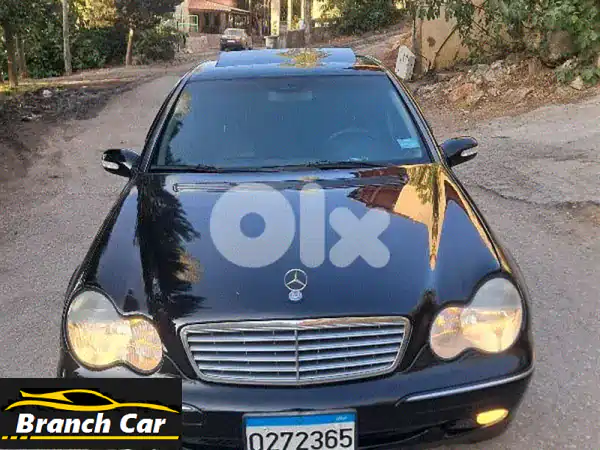 مرسيدس C240 موديل 2001 أسود للبيع: فحص شامل ومضمون...