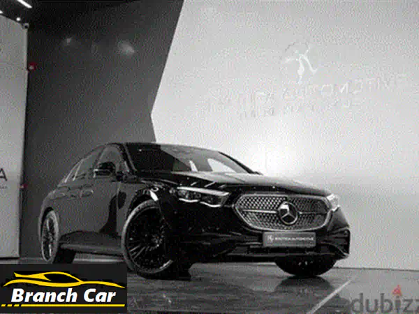 مرسيدس E200 2024 Exclusiv: فخامة قيادة لا تُضاهى – بأقل مقدم وتقسيط مريح!