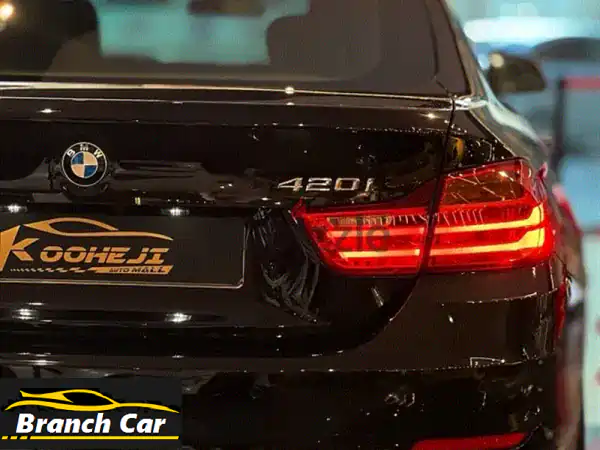 BMW 420i Gran Coupé Sport Line 2016 - وكالة البحرين | تحت الضمان | 75 ألف كم فقط! لون خمري فاخر!