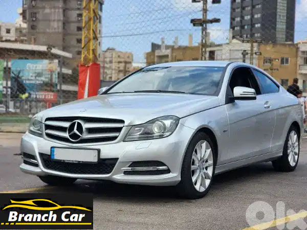 مرسيدس C180 كوبيه 2012 فضي: فخامة أوروبية، حالة...