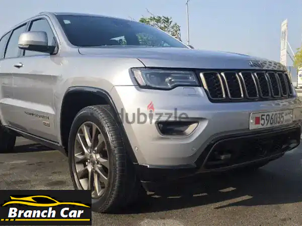 جيب جراند شيروكي 75th Anniversary 2016/2017 فضي للبيع - فل...