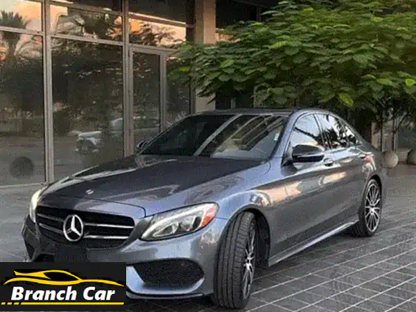 امتلك الفخامة والاداء: مرسيدس-بنز C300 2018 AMG Line Shadow...