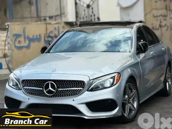 استمتع بالفخامة! مرسيدس C300 2018 4MATIC فضي | بانوراما | شكل...