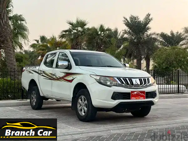 ميتسوبيشي L200 موديل 2018 دفع رباعي (4x4) أبيض | بيك اب القوة والأداء للبيع في البحرين - تمويل ميسّر!