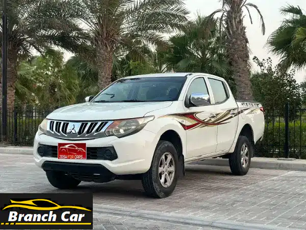 ميتسوبيشي L200 موديل 2018 دفع رباعي (4x4) أبيض | بيك اب...