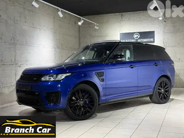 Range Rover SVR 2016: أزرق فيلوسيتي، 88,000 كم فقط! قوة...