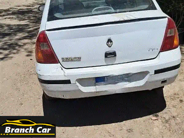 رينو كليو 2001 بيضاء للبيع: سيارة اقتصادية موفرة...