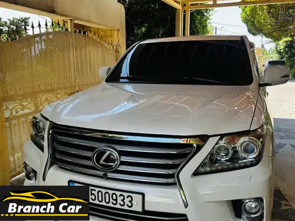 لكزس LX 570 2013 بيضاء - رفاهية وفخامة لا مثيل لها في...