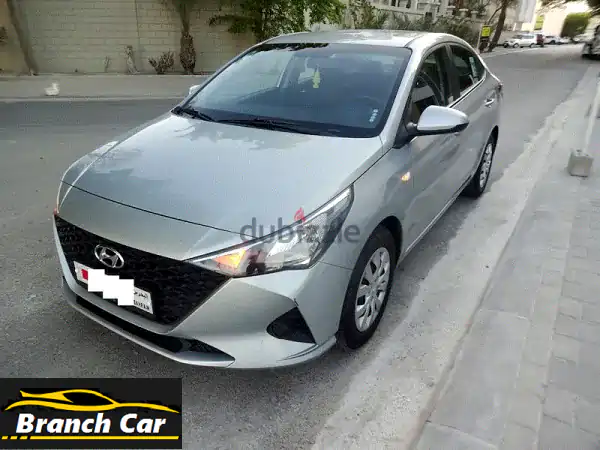 هيونداي أكسنت 2021 فضية | بحالة الوكالة، مستخدم...